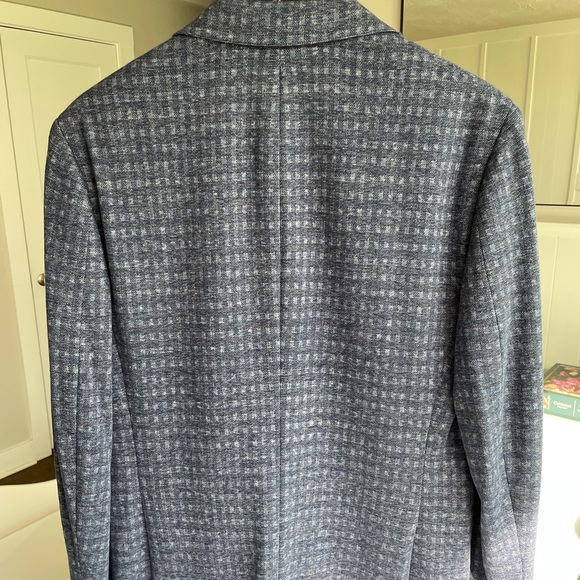 Bonobos Sport Coat by Lanificio Fortex in Italy. 38S in Classic Grey Plaid. NWOT - Picture 3 of 9